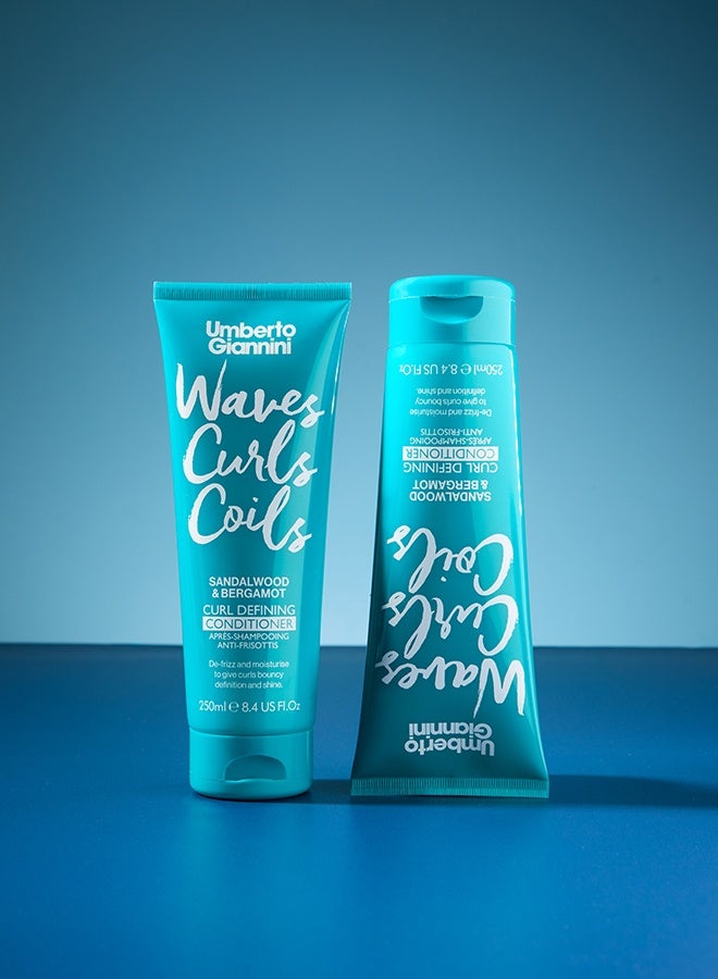 Umberto Giannini Waves, Curls & Coils Conditioner 250ml - Image 3